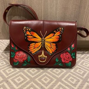 Custom painted vintage Gucci bag